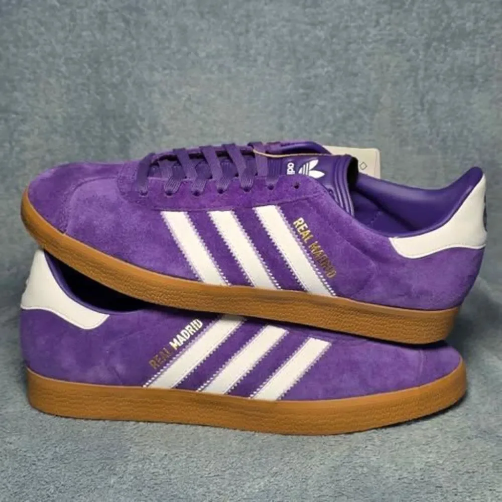 Adidas Gazelle Terrace Real Madrid Purple Shoes Men's 8.5 or Women's 9.5